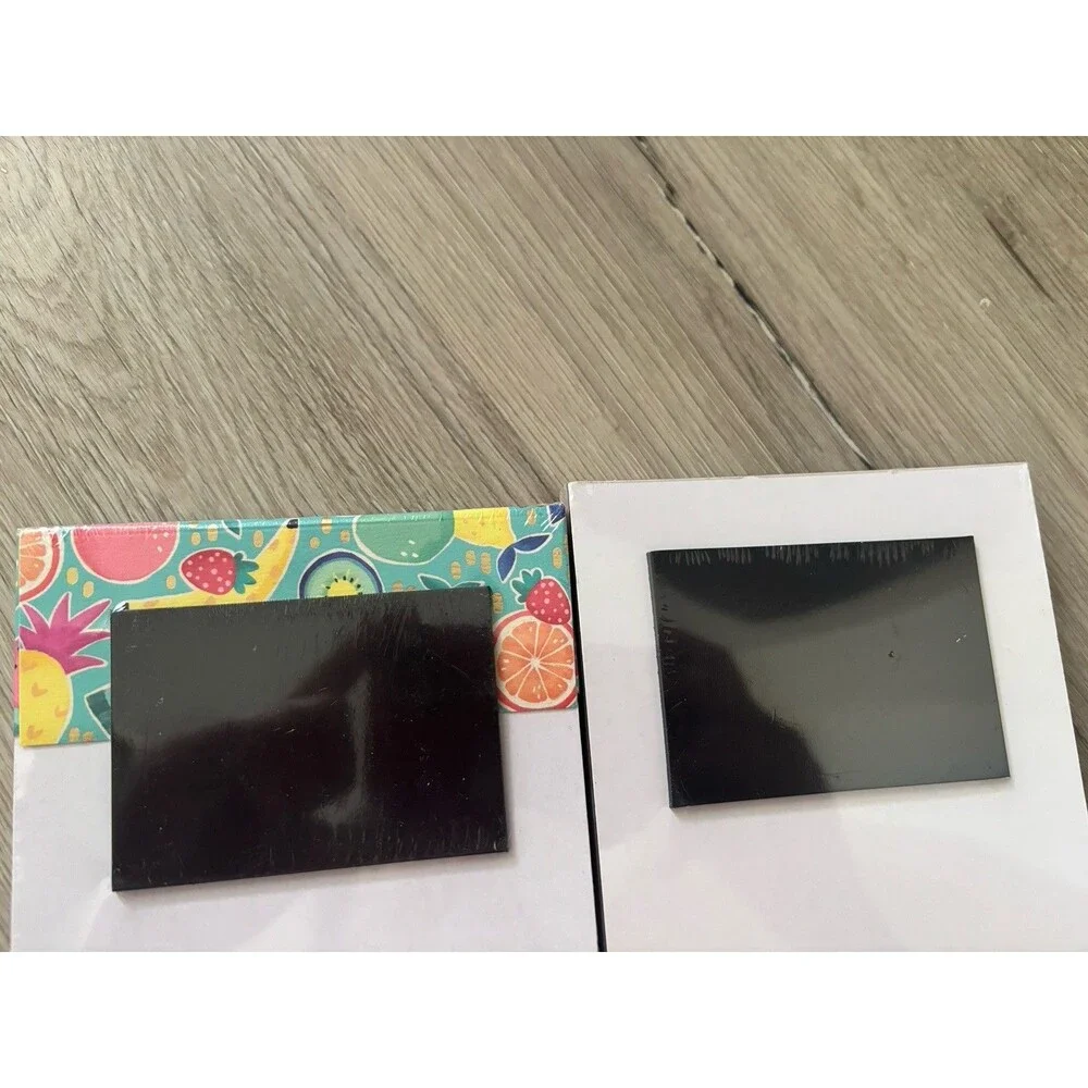 Set Of 2 Magnetic Notepad Shopping Gift For Grandma Floral & Fruits NEW